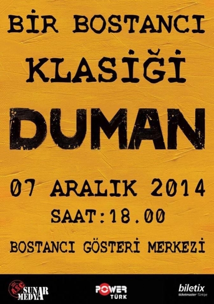 Duman İstanbul Konseri Etkinlik Afişi