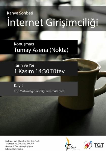 Tümay Asena ile İnternet Girişimciliği Kahve Sohbeti Etkinlik Afişi