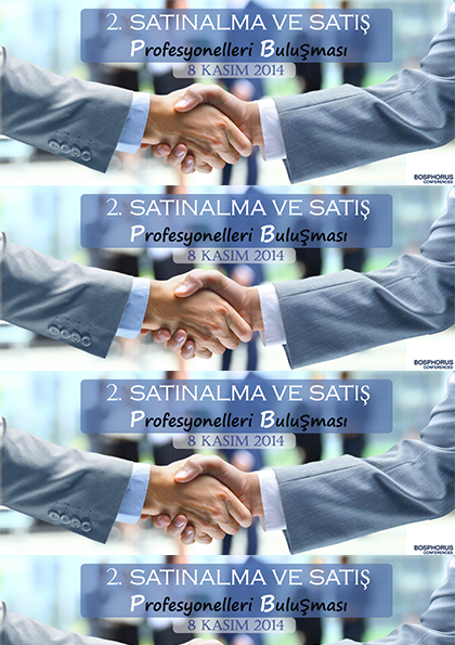 2. Satınalma ve Satış Profesyonelleri Buluşması Etkinlik Afişi