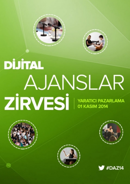 Dijital Ajanslar Zirvesi DAZ'14 Etkinlik Afişi