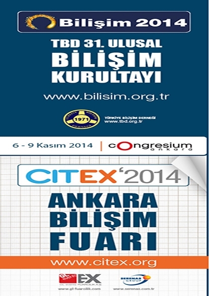 CITEX’2014 Ankara Bilişim Fuarı Etkinlik Afişi