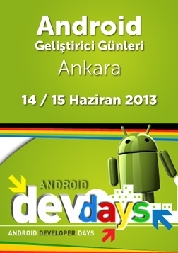 Android Geliştirici Günleri 2013 Etkinlik Afişi