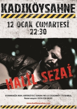 Halil Sezai KadıköySahne'de Etkinlik Afişi