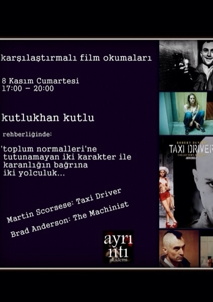 Kutlukhan Kutlu İle Karşılaştırmalı Film Okuma Atölyeleri Etkinlik Afişi