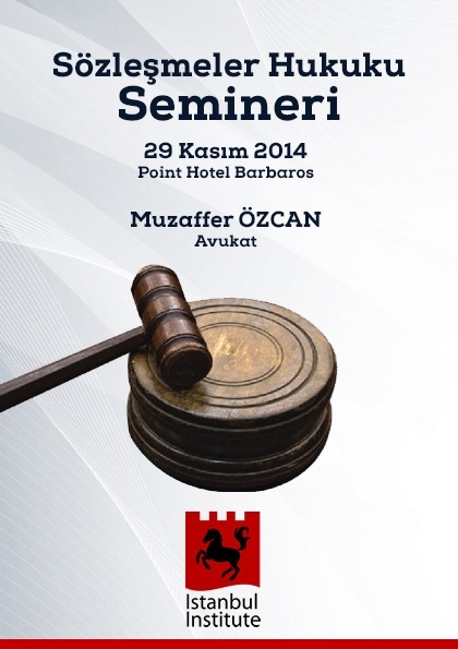 Sözleşmeler Hukuku Semineri Etkinlik Afişi