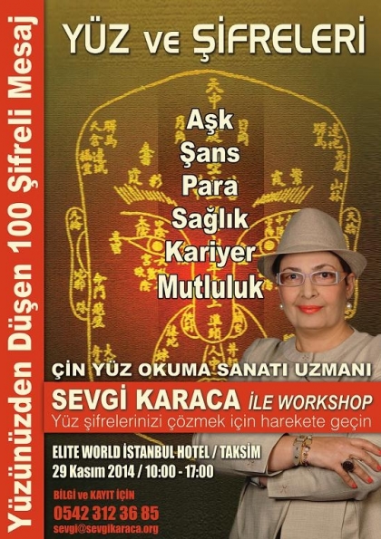 Sevgi Karaca ile Workshop: Yüz ve Şifreleri Etkinlik Afişi