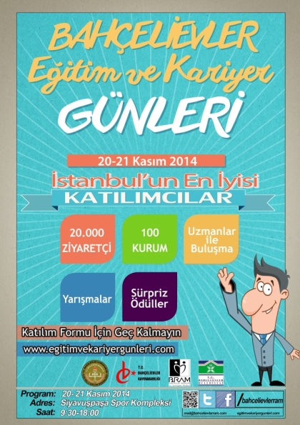 Bahçelievler Eğitim ve Kariyer Günleri Etkinlik Afişi