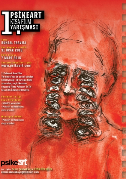 1. Psikeart Kısa Film Yarışması Etkinlik Afişi