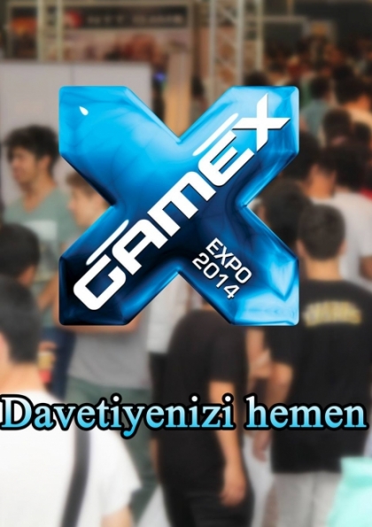 GameX 2014 Oyun Fuarı Etkinlik Afişi