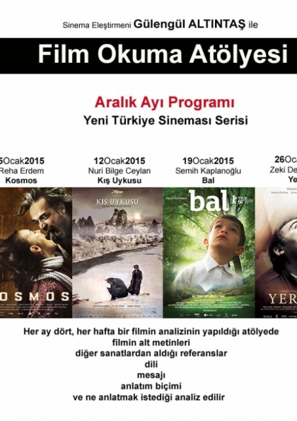 Film Okuma Atölyesi Etkinlik Afişi