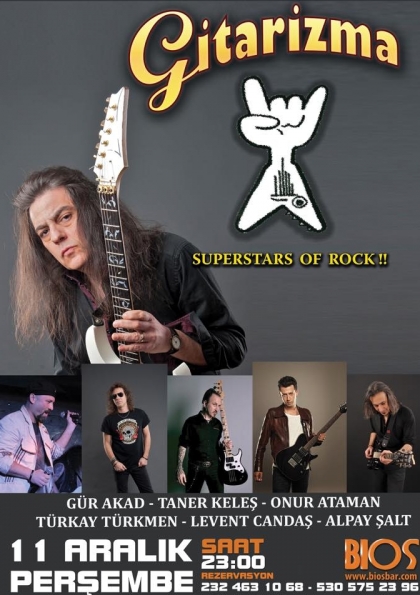 Gitarizma İzmir Konseri Etkinlik Afişi