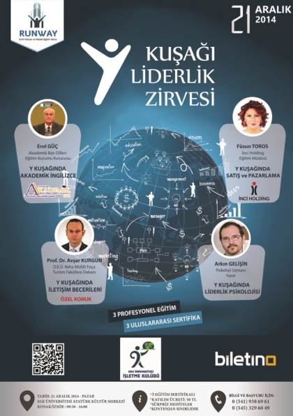 Y Kuşağı Liderlik Zirvesi Etkinlik Afişi