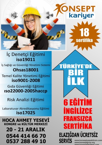 ISO Belgelendirme Eğitimi Etkinlik Afişi