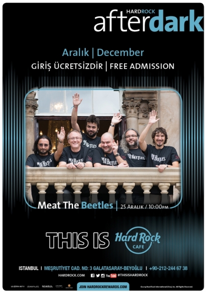 Meat The Beetles Hard Rock Cafe Istanbul'da Etkinlik Afişi