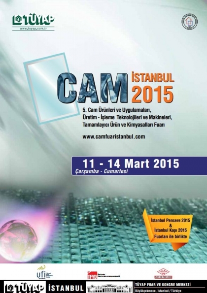 İstanbul Cam 2015 Fuarı Etkinlik Afişi