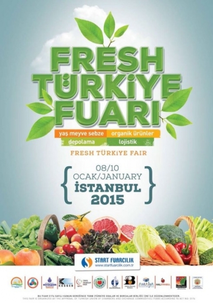 Fresh Türkiye Fuarı 2015 Etkinlik Afişi