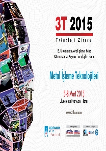 13. Uluslararası Metal İşleme, Kalıp, Otomasyon ve Kaynak Teknolojileri Fuarı Etkinlik Afişi