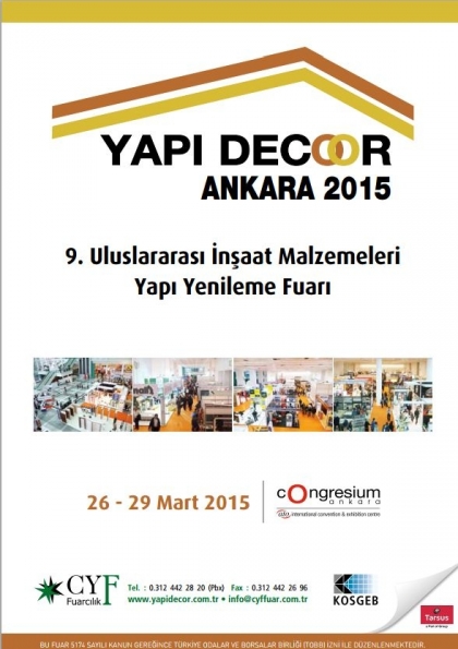 Yapıdecoor Ankara 2015 Etkinlik Afişi