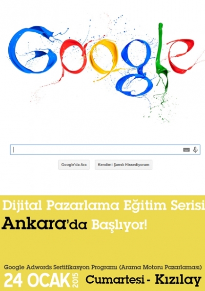 Google Adwords Eğitimi | Ankara Etkinlik Afişi