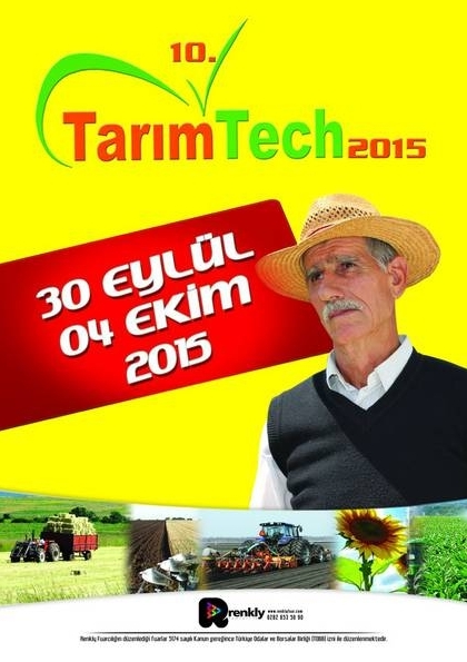 10. Trakya Tarımtech Fuarı 2015 Etkinlik Afişi