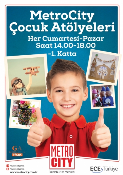 MetroCity'de Kendini Yeniye Bırak Çocuk Etkinlikleri Etkinlik Afişi