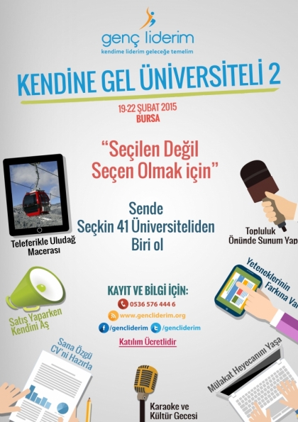 Kendine Gel Üniversiteli 2 Etkinlik Afişi