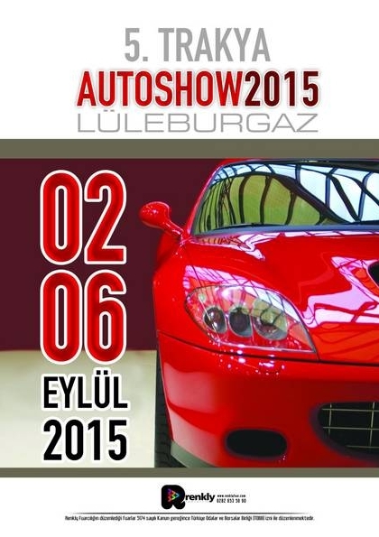 5. Trakya Autoshow 2015 Etkinlik Afişi