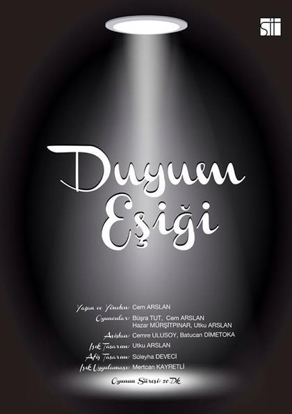 Duyum Eşiği Tiyatro Oyunu Etkinlik Afişi