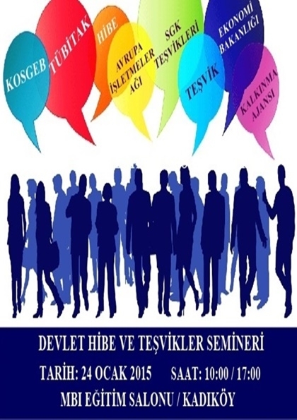 Devlet Hibe ve Teşvikler Semineri Etkinlik Afişi