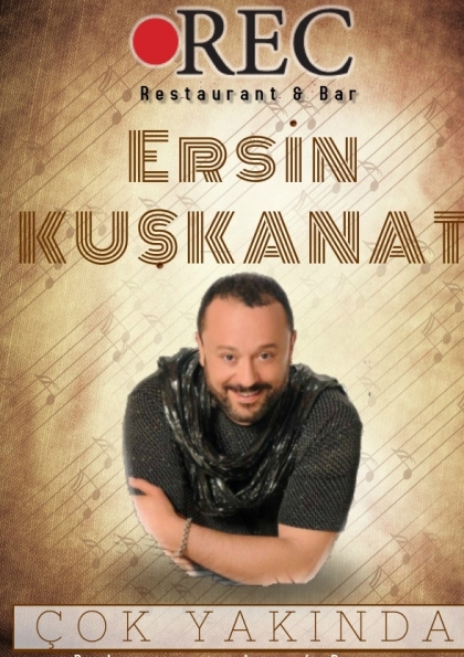 Ersin Kuşkanat Konseri Etkinlik Afişi