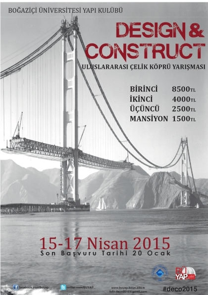 Design & Construct 2015 Etkinlik Afişi