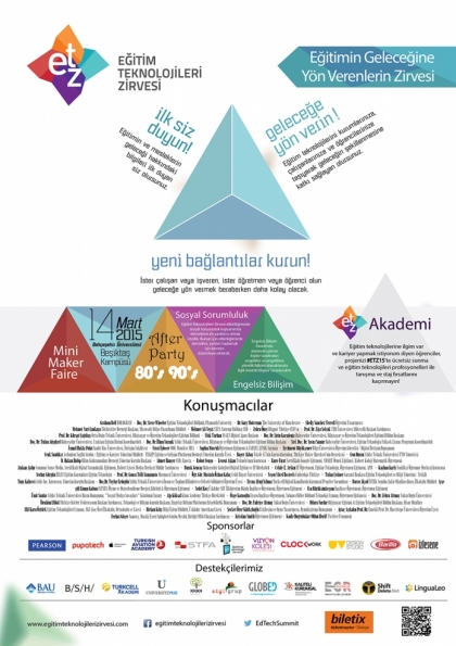 Eğitim Teknolojileri Zirvesi Etkinlik Afişi