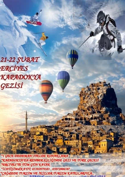 Erciyes Kapadokya Gezisi Etkinlik Afişi