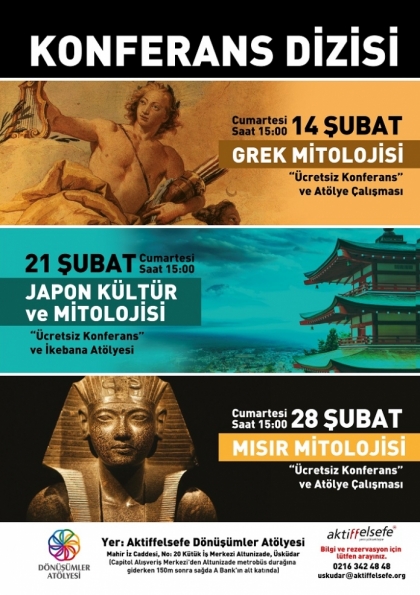 Mitoloji Konferansları Dizisi: Grek Mitolojisi Etkinlik Afişi