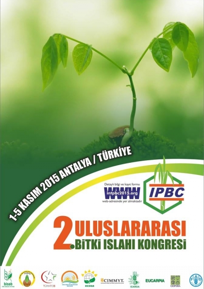 II. Uluslararası Bitki Islahı Kongresi Etkinlik Afişi