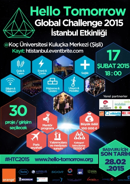 Hello Tomorrow Challenge 2015 İstanbul Etkinliği Etkinlik Afişi