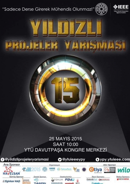 Yıldızlı Projeler Yarışması 2015 Etkinlik Afişi