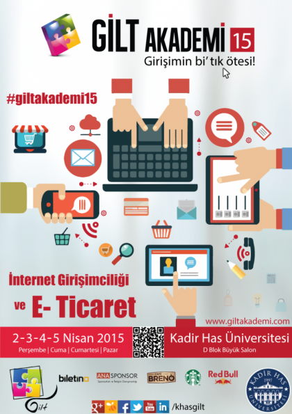 GİLT Akademi' 15 Etkinlik Afişi