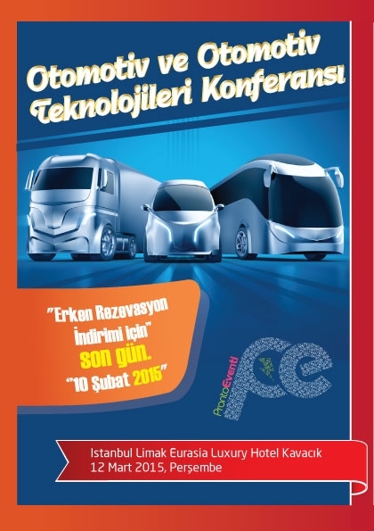 Otomotiv ve Otomotiv Teknolojileri Konferansı Etkinlik Afişi