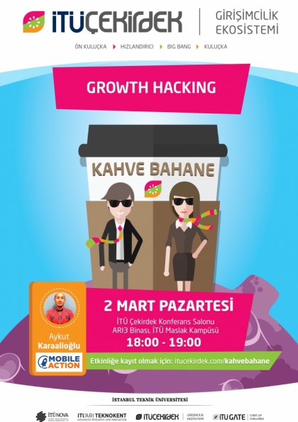 Growth Hacking Etkinlik Afişi