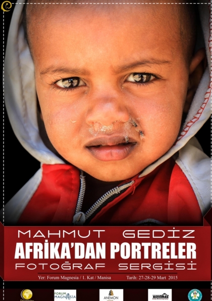 Mahmut Gediz Afrika'dan Portreler Fotoğraf Sergisi Etkinlik Afişi