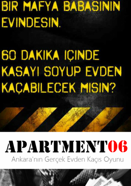 APARTMENT06 Gerçek Evden Kaçış Oyunu Etkinlik Afişi