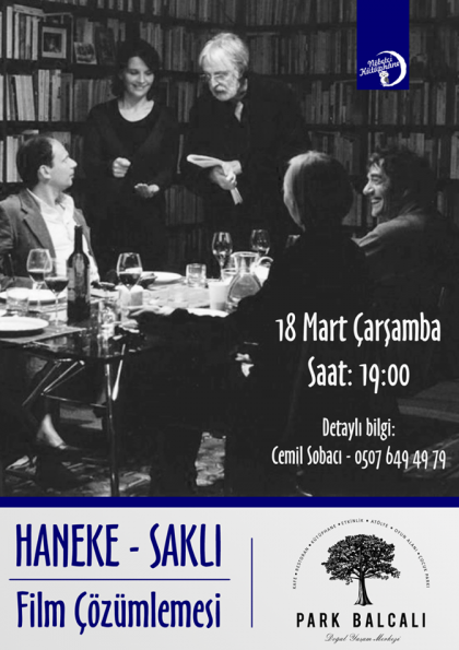 Haneke/Film Çözümleme Etkinlik Afişi