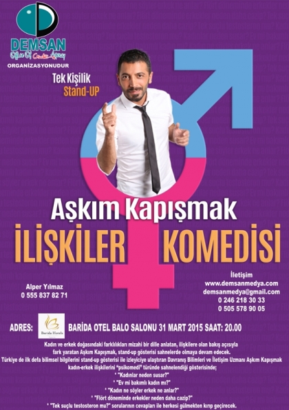 Aşkım Kapışmak İlişkiler Komedyası Etkinlik Afişi