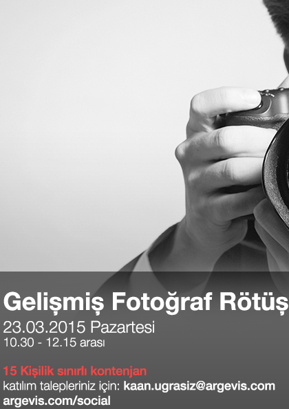 Gelişmiş Fotoğraf Rötüşleri Eğitimi Etkinlik Afişi