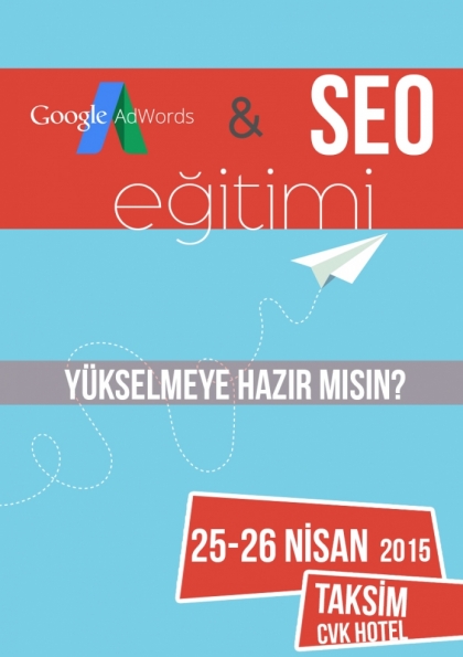 Google AdWords & SEO Eğitimi Etkinlik Afişi