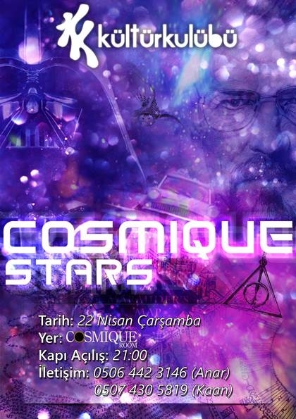 Cosmique Stars Party Etkinlik Afişi