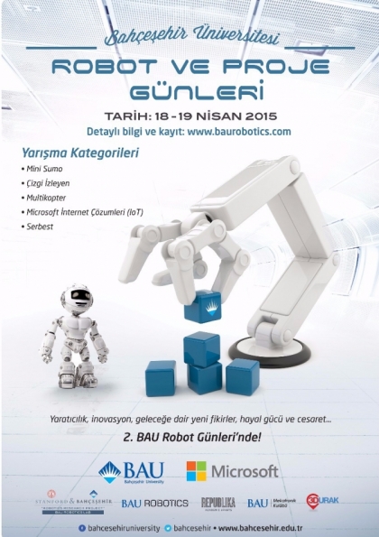 BAU Robot Günleri Etkinlik Afişi