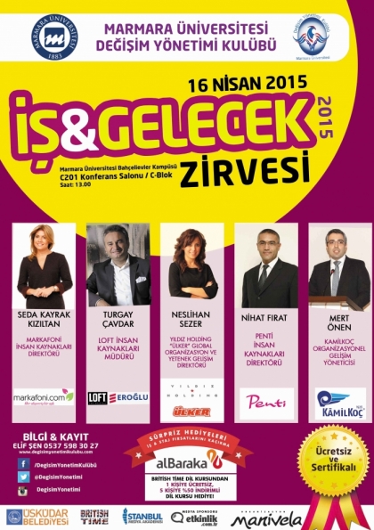 İş& Gelecek  Zirvesi 2015 Etkinlik Afişi