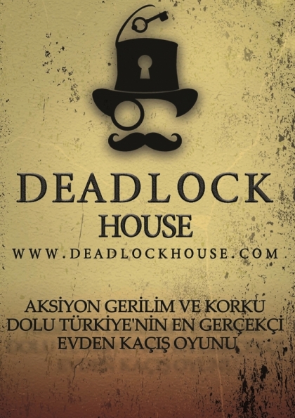 DeadLockHouse İzmir Evden Kaçış Oyunu Etkinlik Afişi